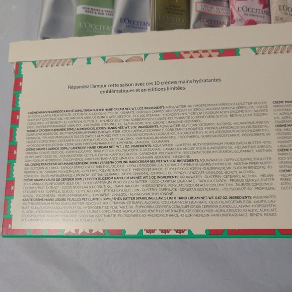 L'Occitane Hand Cream Gift Set X 10 30ml NIB - Picture 3 of 8